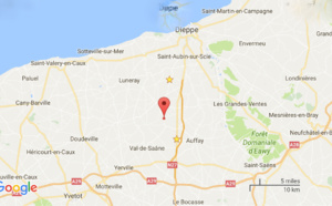 Plus d'un millier de ballots de paille partis en fumée cette nuit à Saint-Mards (Seine-Maritime)