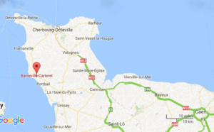 Un véliplanchiste en difficulté au large de Barneville (Manche) ramené à terre sain et sauf 