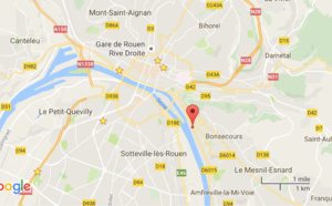 A Bonsecours, un camion percute une clôture : le chauffeur aurait été victime d'un malaise