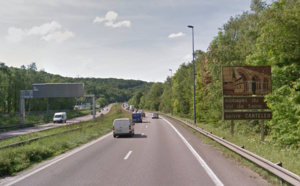 Seine-Maritime : travaux de réfection de la chaussée sur l'A 150 à Canteleu