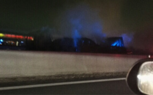 Camion en feu et carambolage perturbent l'A 13 dans le secteur d'Orgeval (Yvelines)