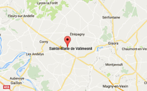 Eure : la voiture percute un poteau électrique, un blessé grave