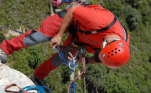 Près de Rouen : un chien tombé de la falaise de Bonsecours en cours de sauvetage par les sapeurs-pompiers 