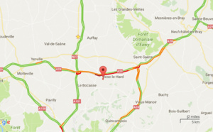 L'A29 coupée ce matin en Seine-Maritime après une collision impliquant 4 véhicules 