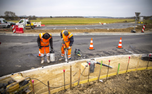 Saint-Aubin-sur-Gaillon : un giratoire, un parking et une nouvelle aire de co-voiturage sortent de terre