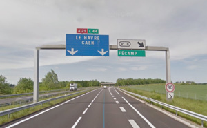 Rénovation des chaussées sur l'A29 entre les diffuseurs de Fécamp et de l'A131 : perturbations à prévoir 