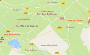 Rénovation des chaussées sur 11 km : circulation modifiée sur l'autoroute A13