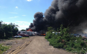 Une dizaine de caravanes incendiées dans un camp de roms à Triel-sur-Seine : un suspect interpellé