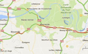 Accident sur l'A13 : l'autoroute coupée et déviée avant Bosgouet, dans l'Eure