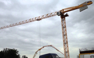 Rouen : il jouait les équilibristes au sommet d'une grue en pleine nuit, sur un chantier de l'avenue de Caen