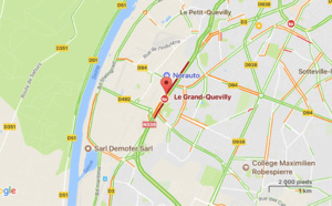 Accident sur la Sud 3 à Grand-Quevilly : des briques éparpillées dans les deux sens de circulation 