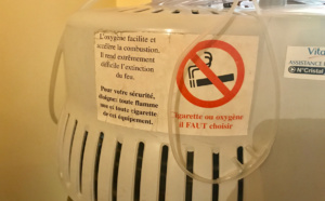 À Elbeuf, il enflamme avec une cigarette l'oxygène de son appareil respiratoire : grièvement brûlé 