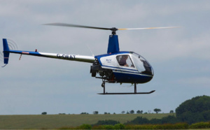 Un hélicoptère biplace s'écrase sur l'aéroport de Rouen-Boos : le pilote légèrement blessé