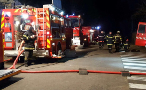 Une maison ravagée par un incendie à Blainville-Crevon : les pompiers vont fouiller les décombres ce matin