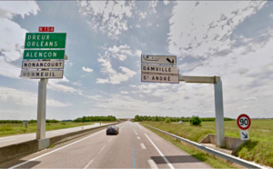 Circulation modifiée sur la RN154 en travaux pendant un mois, dès lundi entre Évreux et Nonancourt 