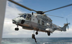 Samedi 12 mai, démonstration d'hélitreuillage au Havre par l'hélicoptère de la Marine nationale