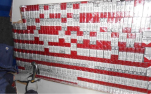 Contrebande : plus de 5 000 paquets de cigarettes et du tabac saisis sur l’A10, en région parisienne