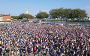 En Seine-Maritime, près de 40 000 supporters ont accompagné les Bleus sur le toit du monde !