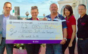 Jackpot : plus de 42 000 € remportés au Casino JOA du Tréport, en Seine-Maritime 