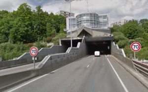 Rouen : la RN28 et le tunnel de la Grand’Mare fermés la nuit, du 8 au 10 octobre, pour maintenance 