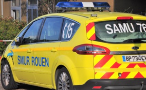 Elbeuf : un jeune homme découvert inconscient et blessé à la tête près de son scooter