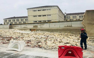 Yvelines : un mur d'enceinte extérieur de la prison de Poissy s'effondre 