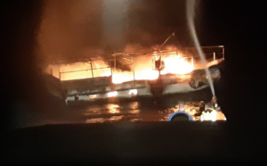 Un navire de pêche en feu coule dans le détroit du Pas-de-Calais : l’équipage récupéré sain et sauf