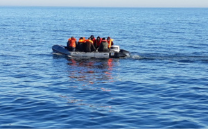 Neuf migrants qui traversaient la Manche interceptés par la gendarmerie maritime 
