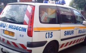 Rouen : un homme chute du troisième étage dans des circonstances inexpliquées 