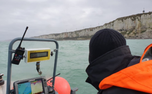 L’épave du bateau de pêche naufragé a été localisée à 800 m au large de Fécamp 