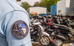 Découvertes par les gendarmes de l’Eure, 42 motos volées devaient partir du Havre pour l’Afrique 