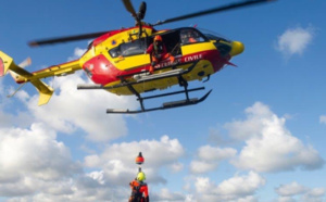 Seine-Maritime : isolés par la marée deux pêcheurs à pied récupérés par Dragon 76 au Trou à l'homme