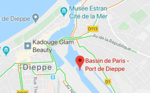 Seine-Maritime : un bateau de plaisance sombre dans le bassin de Paris à Dieppe 