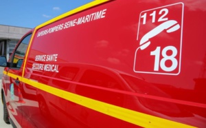 Seine-Maritime : face-à-face entre poids-lourds à Aumale, les deux conducteurs sont blessés