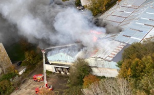 Violent incendie au Havre : près d’une centaine de sapeurs-pompiers engagés