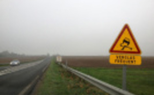 Série d'accidents à cause du verglas en Haute-Normandie