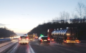 Neige, verglas, accidents : la situation en Haute-Normandie au fil des heures