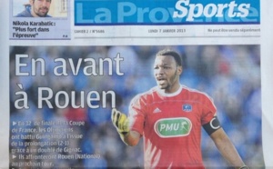 OM-FCR : "En avant à Rouen" titre La Provence