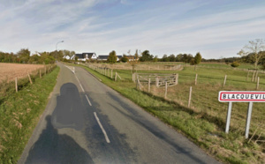 Seine-Maritime : un motard trouve la mort dans un accident de la route à Blacqueville 