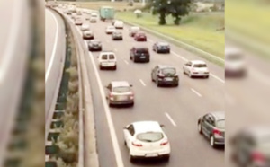 Trafic soutenu sur l’autoroute A13 ce soir : ralentissements et bouchons vers Paris 