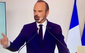 L’ancien Premier ministre, Édouard Philippe, en visite à Mantes-la-Jolie (Yvelines) 