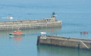 Un homme tombé à la mer au large de Dieppe récupéré sain et sauf