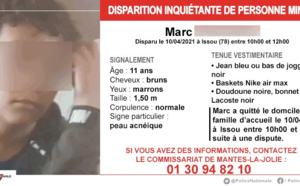 Disparition inquiétante dans les Yvelines : Marc, 11 ans, a été retrouvé sain et sauf à Paris