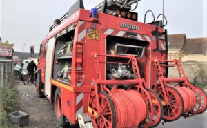 Eure : un garage et un cabanon ravagés par les flammes à Bouquetot