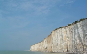A Criel-sur-Mer, la falaise s'éboule sur 200 mètres près de la plage : pas de victime
