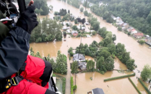 Seine-Maritime : deux sauveteurs aquatiques du SDIS 76 sur le front des inondations en Belgique