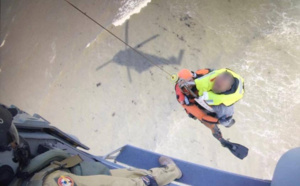 Normandie : un plaisancier repêché en mer après l'échouage de son voilier à Saint-Marcouf (Manche)