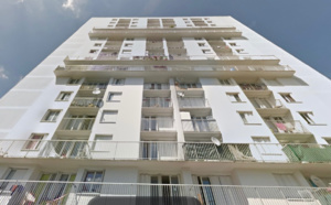 Le feu se propage aux balcons dans une tour de 15 étages à Canteleu, près de Rouen 