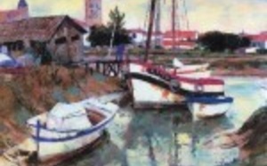 Michel King, peintre officiel de la Marine expose au Havre