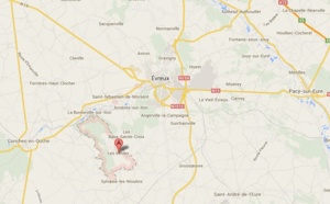 Accident mortel sur la D55 à Gaudreville-la-Rivière (Eure)